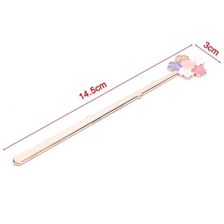 MYRTLE creativo marcadores página de Metal etiqueta asistente de lectura de flor de loto estudiantes coloridos suministros especiales de la escuela Sakura libro apoyo (2)