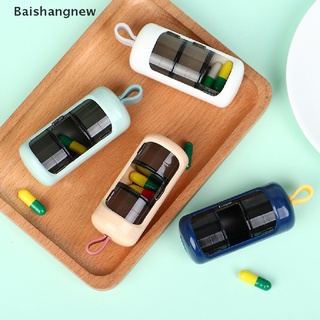 [BSN] Mini Caja De Pastillas Portátil De 3 Compartimentos De Plástico Para Almacenamiento , Medicinas [Baishangnew]