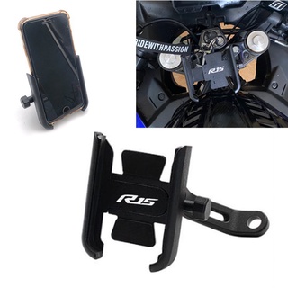 bdj 2021 soporte del teléfono celular de la motocicleta de la bicicleta de aleación de aluminio del teléfono móvil soporte de bicicleta teléfono móvil titular para yamaha yzf r15 v1 v2 v3 cgrx (1)