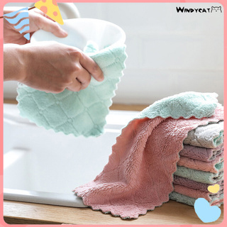W.A paño absorbente de agua para lavar platos toalla trapo hogar cocina mantel limpio