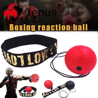 1 Set Hand Eye Training Head-Mounted Boxing Reaction Ball Raising Reaction Force