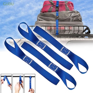 GUDU Motorcycle Luggage Strap Car Travel Bag Tie Cargo Rope Nylon Durable Camping Bike Buckle Tie-Down Belt/Multicolor