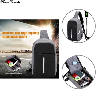 Hearsbeauty - bolsa transpirable para cierre de cremallera, con puerto de carga USB, impermeable para viajes