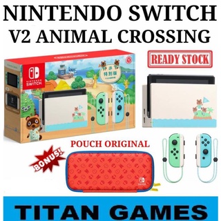 NINTENDO Consola de interruptores Animal Crossing New Horizons Switch Console