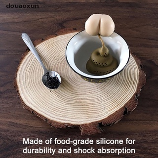 douaoxun divertido filtro de té en forma de caca reutilizable de silicona infusor de té portátil colador de té mx (4)