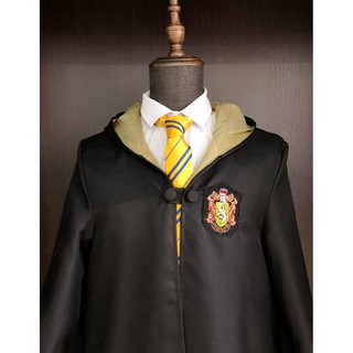 Harry Potter Cosplay Gryffindor Slytherin Hufflepuff Ravenclaw Magic Robe Costume Manteau Tie (5)