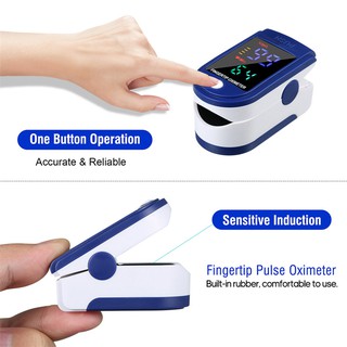 4 colores LED GOGOTECH portátil oxímetro de dedo Pulsoximeter hogar familia pulso sangre oxígeno saturación Monitor con frecuencia cardíaca Spo2 PR oxímetro de pulso (2)