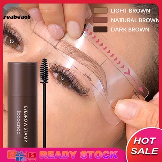Sombra marrón definición de cejas moda contorno de cejas conjunto portátil para maquillaje