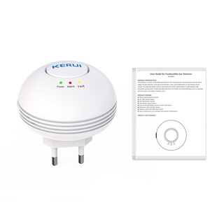 [Vida en el hogar] KERUI KR-GD16 Detector de Gas Combustible independiente alarma biogás LPG Detector de fugas de Gas inalámbrico Sensor de alarma de Gas (1)