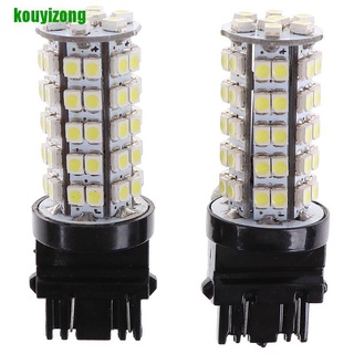 [kouyi] 2 pzs luces LED blancas 3157 3156 para coche/luz de marcha atrás/68-SMD/bombilla LED 3057/3047 kuozn (2)