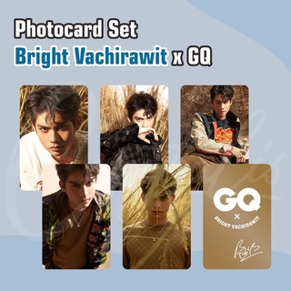 Set de tarjetas fotográficas BRIGHT Vacchirawit X GQ