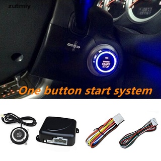 [Zutmiy3] 12V Push Button Car Engine Start Stop System Kit For Auto Keyless Entry Alarm MX4883