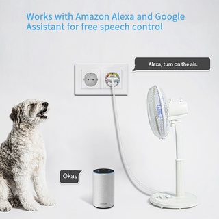 dreamlist Gosund WiFi MINI Enchufe Inteligente Tuya Control Remoto Electrodomésticos Funciona Con Alexa Google Home Sin Hub Requerido (5)