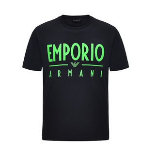 Armani/Armani EA Men's Summer New Fashion Letter Printed Men's T-Shirt Short Sleeves
