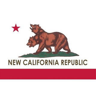 california fallout republic bandera bandera 2 cabeza oso bandera 90x150cm