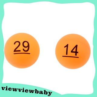 [viewviewbaby.] 50 juego de 40 mm pp material bolas de tenis de mesa suerte dip pong bola naranja