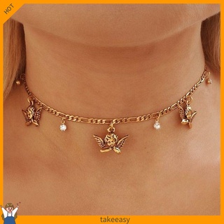 Creative Cute Little Angel Clavicle Chain Necklace Jewelry Choker Pendent Gift