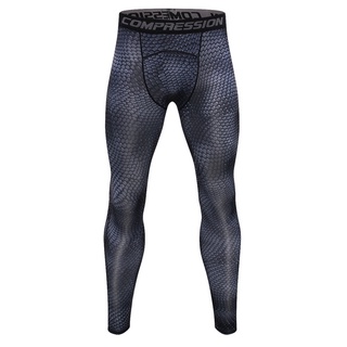 Medias de ciclista Leggings deportivos Hombres Pantalones ajustados Absorbe la humedad Compresión atlética Leggings (2)
