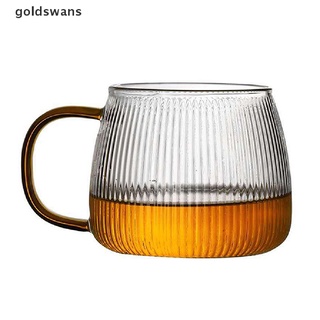 Goldswans Heat-resistant Glass Water Cup With Handle Tea Milk Drink Mug Beer Juice Cup