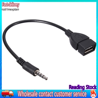 NM_ Cable Convertidor De Audio AUX-in-Jack Macho De 3.5 Mm A USB 2.0 Tipo Hembra OTG