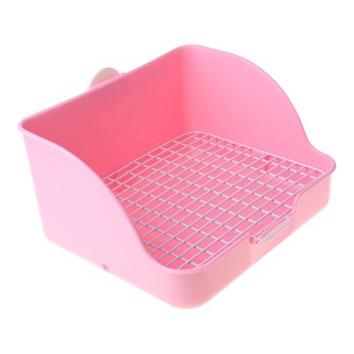 YGO Pet Potty Trainer Square Bed Pan Cage Clean Hygiene Corner Litter Bedding Box for Small Animal Rabbit Rat Hamster Ferret (5)