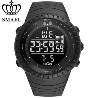 Smael reloj deportivo con pantalla doble Led Digital impermeable Casual deportivo para hombre