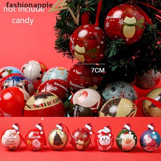 Famy 7 cm árbol de navidad colgante bolas adorno árbol de navidad decoración bola caramelo tarro de almacenamiento jalea (3)
