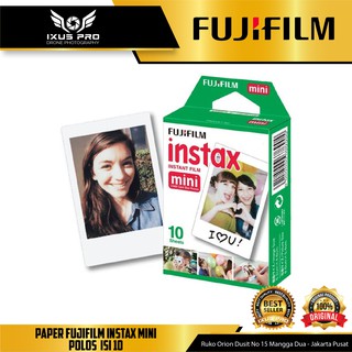 Fujifilm Instax Paper Plain contenido 10 hojas - blanco