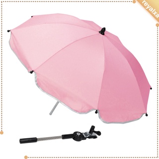 Universal plegable cochecito de bebé paraguas niños bebé Buggy cochecito cochecito carrito UV resistente a la lluvia paraguas sombrilla sombra toldo cubre 360 rotación (4)