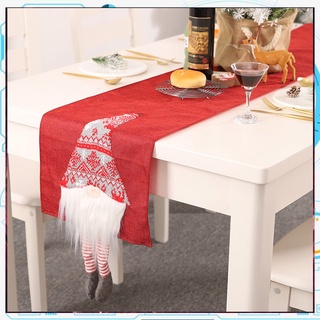 {mo} stock innovador corredor de mesa enano cocina cena navidad camino de mesa incoloro decoración de mesa