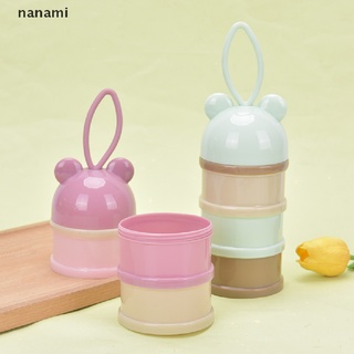 [Nana] Formula 4 capas dispensador de alimentos caja de almacenamiento de alimentos bebé leche recipiente de alimentos portátil Boutique
