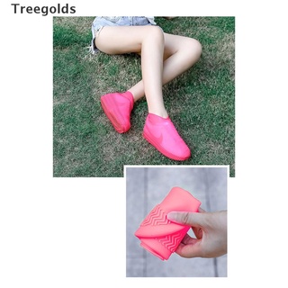 [Treegolds] Silicone Waterproof Shoe Cover Reusable Non-slip Rain Boot Shoes Protectors [HOT]