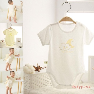 foxyy verano ropa de bebé con 4 opciones de tamaño de una sola pieza traje mono para recién nacido