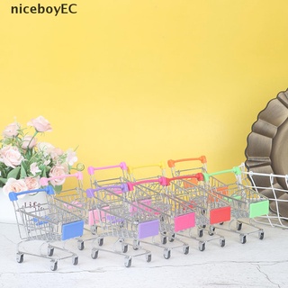 niceboyec 1 carro de la compra mini carro de compras supermercado carrito de compras juguete de almacenamiento productos populares