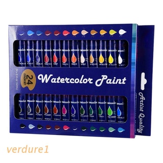 verd 12ml 24 colores pintura acrílica profesional acuarela dibujo pintura pigmento