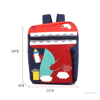hear dibujos animados dinosaurio bolsa de hombro kindergarten mochila mochila para niños pequeños
