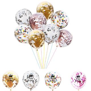 12 Inch Transparent Clear Balloons Birthday Party Balloon Confetti Latex Wedding Balloons Decoration TS235