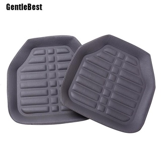 [GentleBest] 5 unids/set universal gris alfombrillas de coche auto forro de cuero alfombra de cuero [GentleBest] (7)
