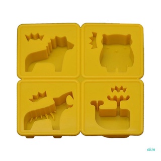 skin multi zoo animal molde de silicona para pastel fondant decoración jirafa pavo real oso