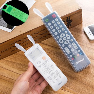 [Discount]Rabbit Ear TV & aire acondicionado mando a distancia funda de silicona luminosa (1)