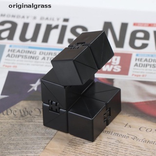 Originalgrass Infinity Magic Cube Finger Toy Office Flip Cubic Puzzle Stress Relief Cube MX
