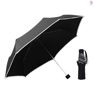 Paraguas para lluvia y sol UPF 50+ mujeres paraguas protección UV a prueba de viento paraguas Triple plegable paraguas para Rainy Sunn