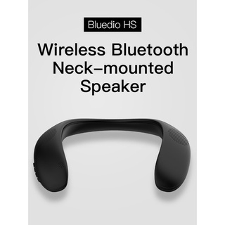 Hs altavoz inalámbrico cuello columna Bluetooth compatible con altavoz con bajo radio FM ranura SD tarjeta con micrófono para juego