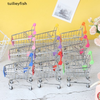 tuilieyfish 1 pieza mini carrito de compras supermercado carrito de compras juguete de almacenamiento mx