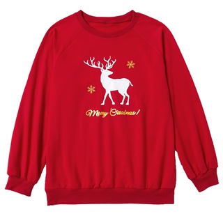 Suéter con estampado De ciervo Para navidad/mamá/papá/Me Bfg456C.Br (2)