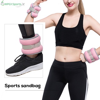 2 bolsas ajustables de tobillo para muñeca, arena, pesas, entrenamiento, arena, para caminar, correr, fitness (1)