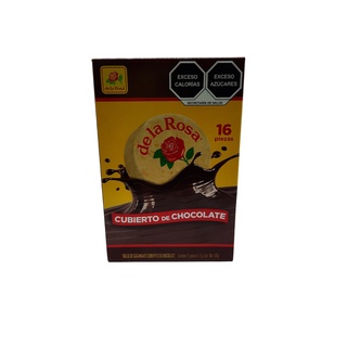 Mazapán Cubierto de Chocolate de la Rosa 16 Pz 400 g