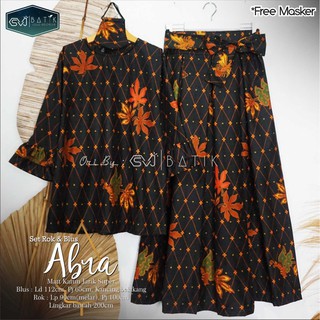 Batik Women Settings ABRA falda y blusa originales conjuntos de SVJ y calidad