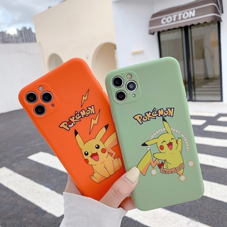 Soft Case For iPhone 12 11 Pro Max 6 6s 7 8 Plus XR X XS MAX SE 2020 mini Cute Pokemon Pikachu