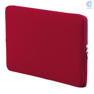 [New]Zipper Soft Sleeve Bag Case Portable Laptop Bag Replacement for 13 inch Air Pro Retina Ultrabook Laptop Red